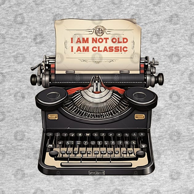 i am not old i am classic by AOAOCreation